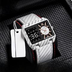 芬仕嘻哈創意黑科技觸屏手錶男士方形防水休閒百搭外貿東南亞批發