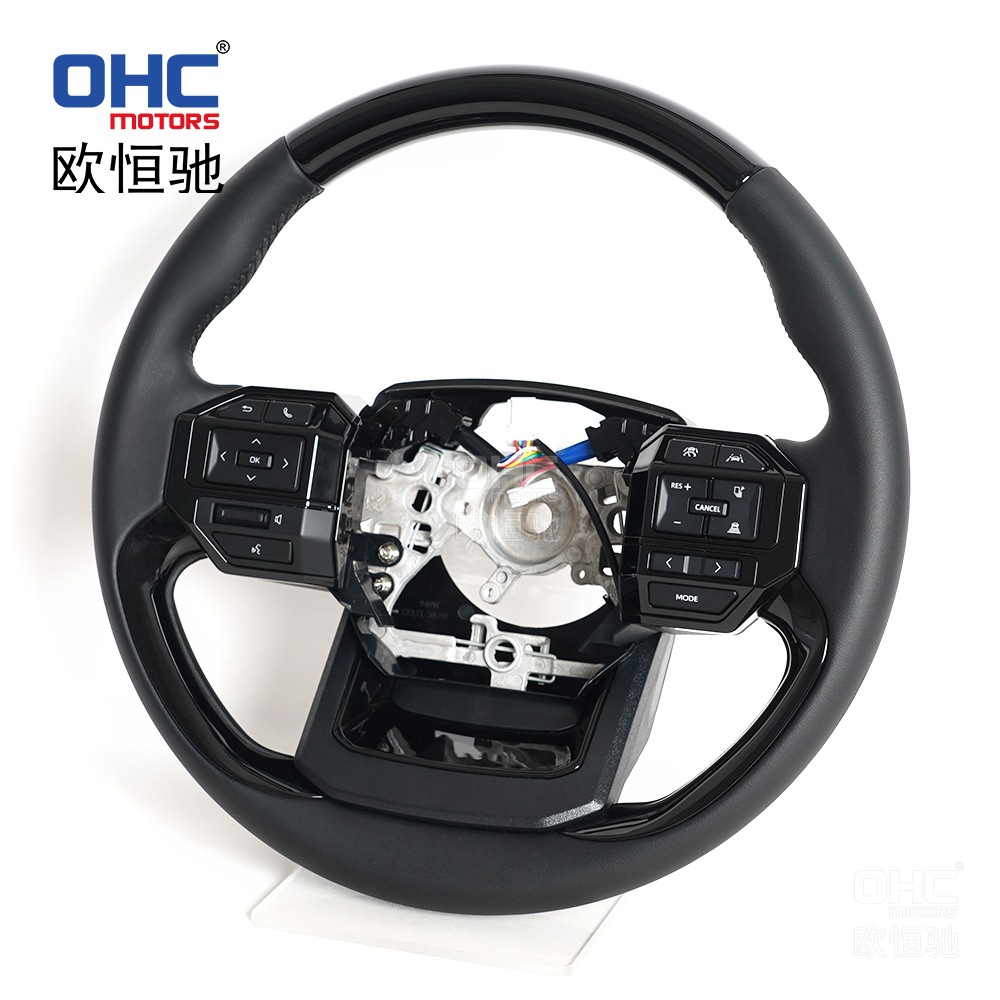Popular Foreign Trade Item Suitable for All Toyota Models, Old to New Lc250 Prado Round-Bottom Steering Wheel Assembly