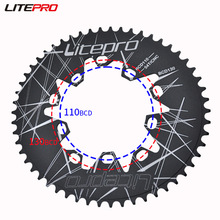 Litepro �ۯB����܇�E�A�P 110 130BCD���� 52T 54 56 58 60�X