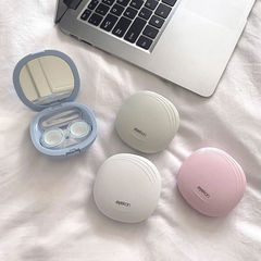 ins Keda niche Korean style Morandi portable simple contact lens box companion box contact lens box K-2108
