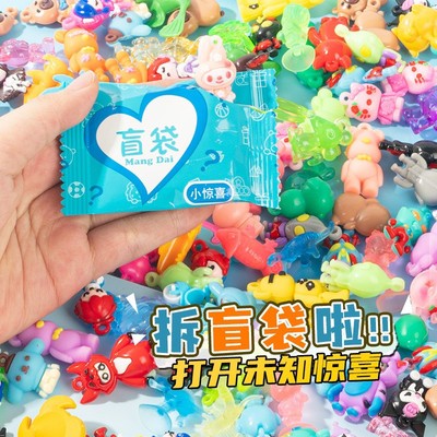 网红盲袋微缩食玩树脂迷你模型玩具仿真水果零食动物摆件盲袋批发|ms