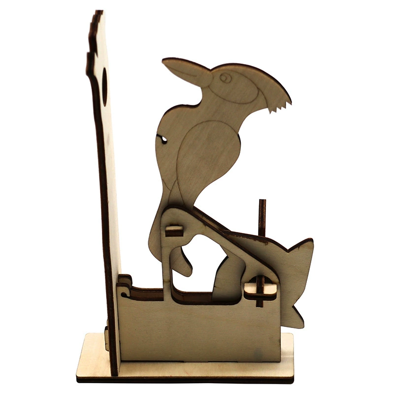 Прямая Продажа с фабрики Детские деревянные игрушки дятел головоломка наука и образование DIY трехмерная сборка оптом