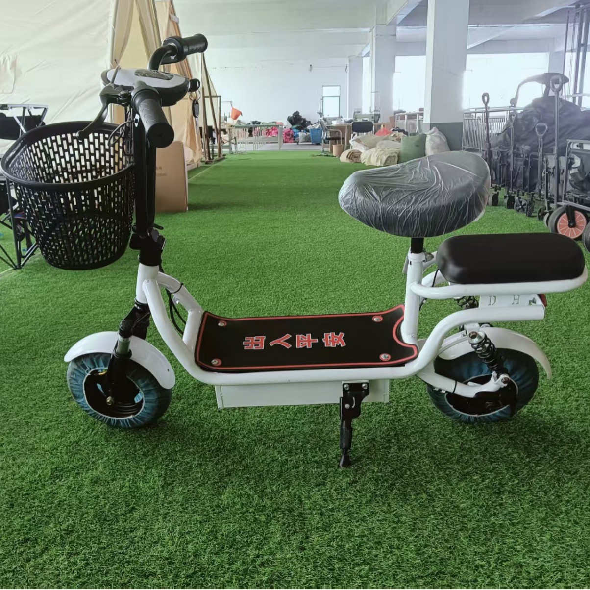 Cross-Border Electric Scooter, Small Battery Car, Mini Folding Two-Wheeler, Adult Parent-Child Driving Portable Scooter