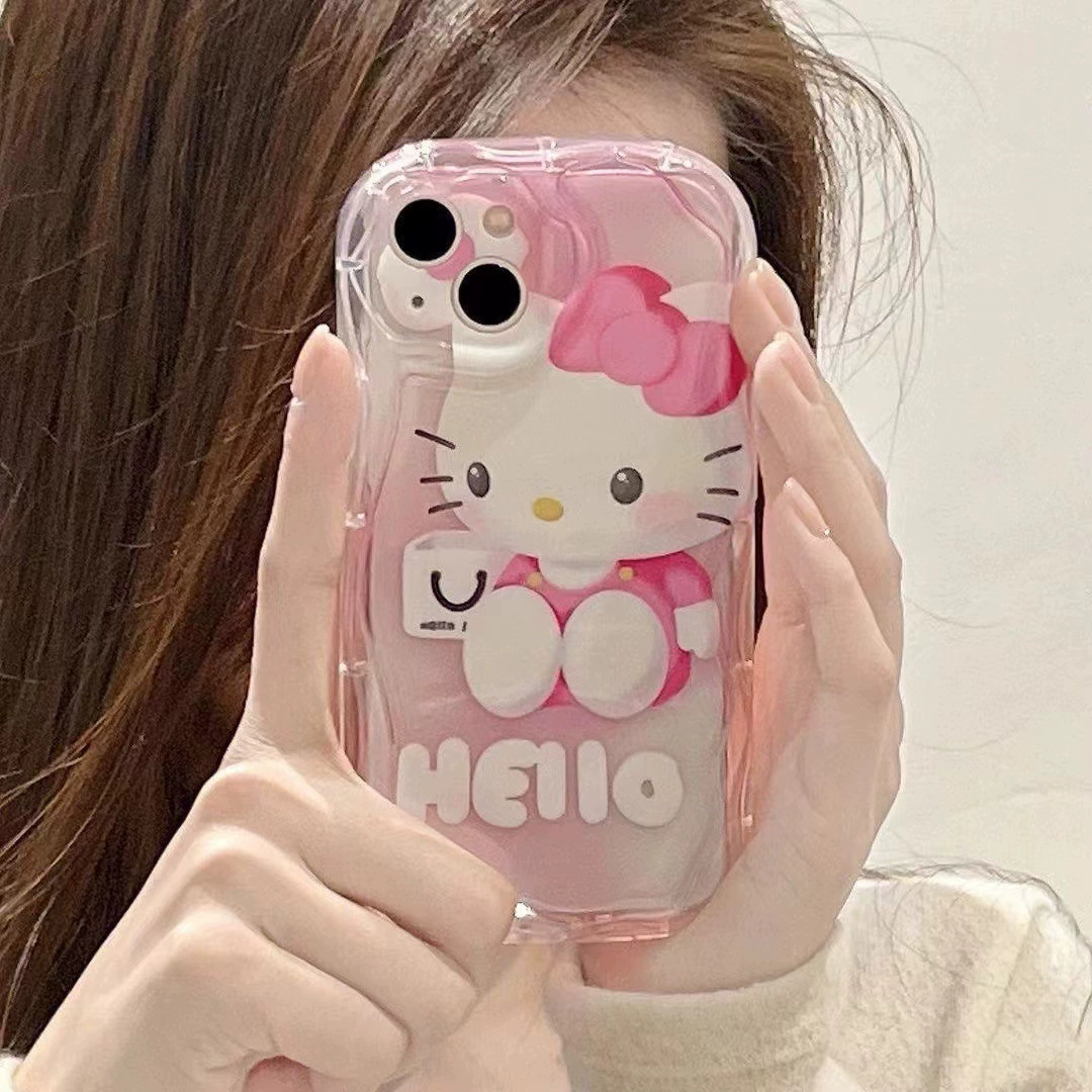 Hello Kitty, совместимый милый чехол для телефона, iPhone 14 Pro, 12