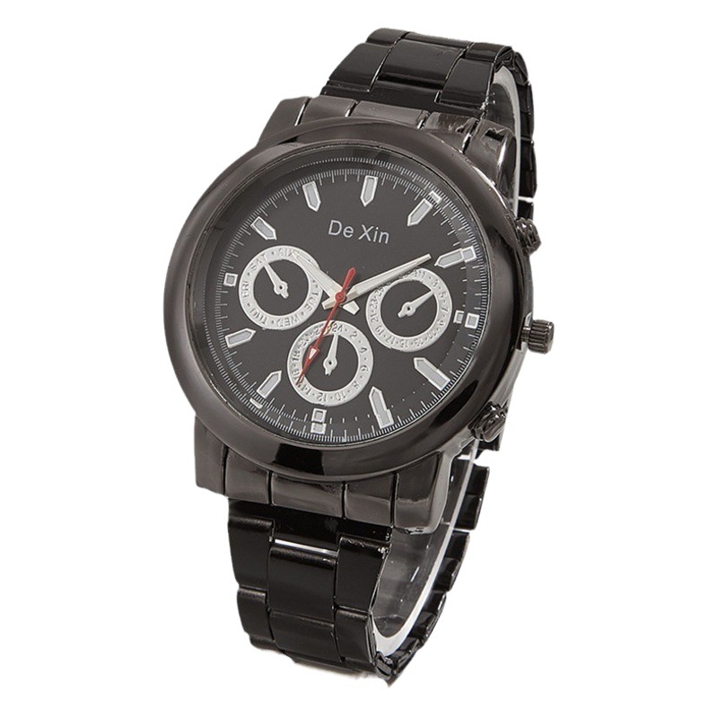 Comercio electrónico transfronterizo popular nuevo reloj de hombre luminoso estudiante masculino moda coreana correa de acero deportes reloj de cuarzo