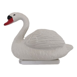 Realistic Simulation PE White Swan Duck Texture Clear Water Fountain Wild Lake Courtyard Ornament Garden Decoration