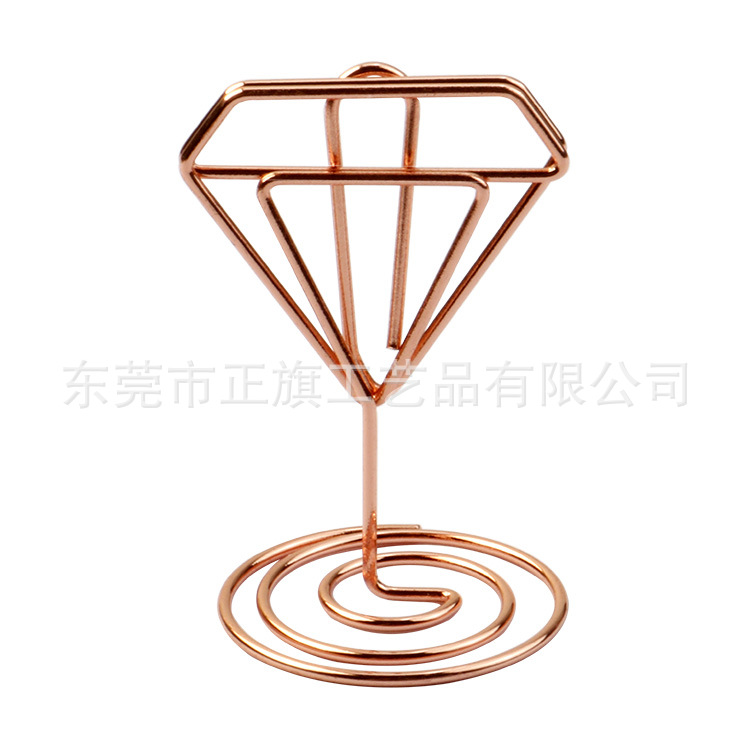 Porta Tarjetas de Asiento Romántico para Bodas Transfronterizas, Porta Notas Vertical, Porta Etiquetas Metálico Creativo con Soporte