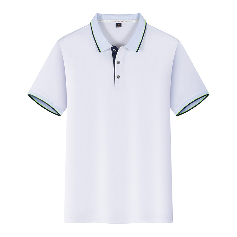 Camiseta de polo logotipo personalizado de abeto ropa de secado rápido deportes maratón solapa ropa de grupo de manga corta ropa de trabajo media manga personalizada