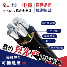 YJLHV国标厂家直供建筑消防电缆 耐火阻燃多芯低压铝合金电力电缆