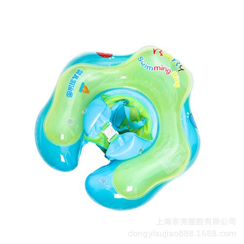 Infant swimming ring swimming pool lying ring double airbag anti-flip anti-choking baby armpit ring children 0-6 years neck ring