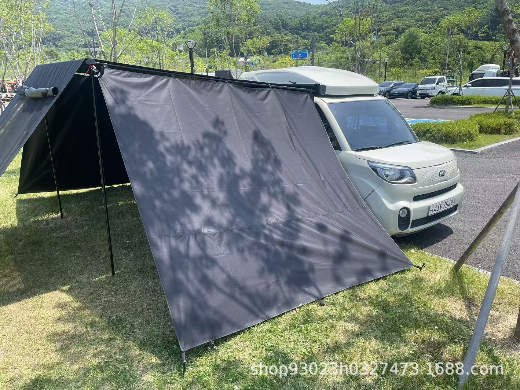 Thickened Side Tent for Outdoor Tents, Windproof and Warm, Suitable for Car and Suv Side Use