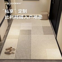 入户门地垫耐脏几何门垫防滑门口地毯玄关可擦洗入门家用进门脚垫