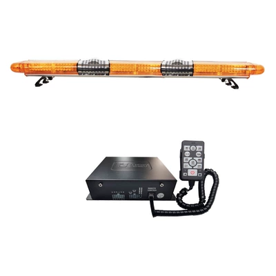 LED Roof Warning Light Long Strip Strobe Light 1.8m Car-mounted Strobe Light + Dual Horns + Siren 9400E