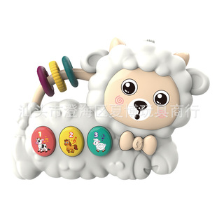 Factory Direct Sales Carrot Valley Baby Music Light Piano Early Education Cartoon Sheep Digital Piano Educational Enlightenment Kidsren
