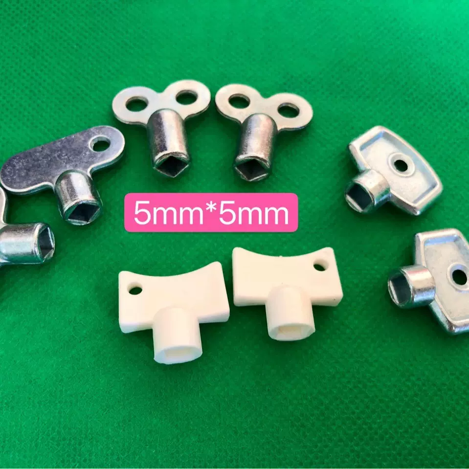 暖气片开关内四角 暖气片专用 开关排气工具跑风钥匙塑料金属钥匙