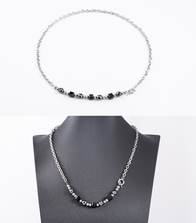 Fashion Geometric Titanium Steel Plating Necklace 1 Piece