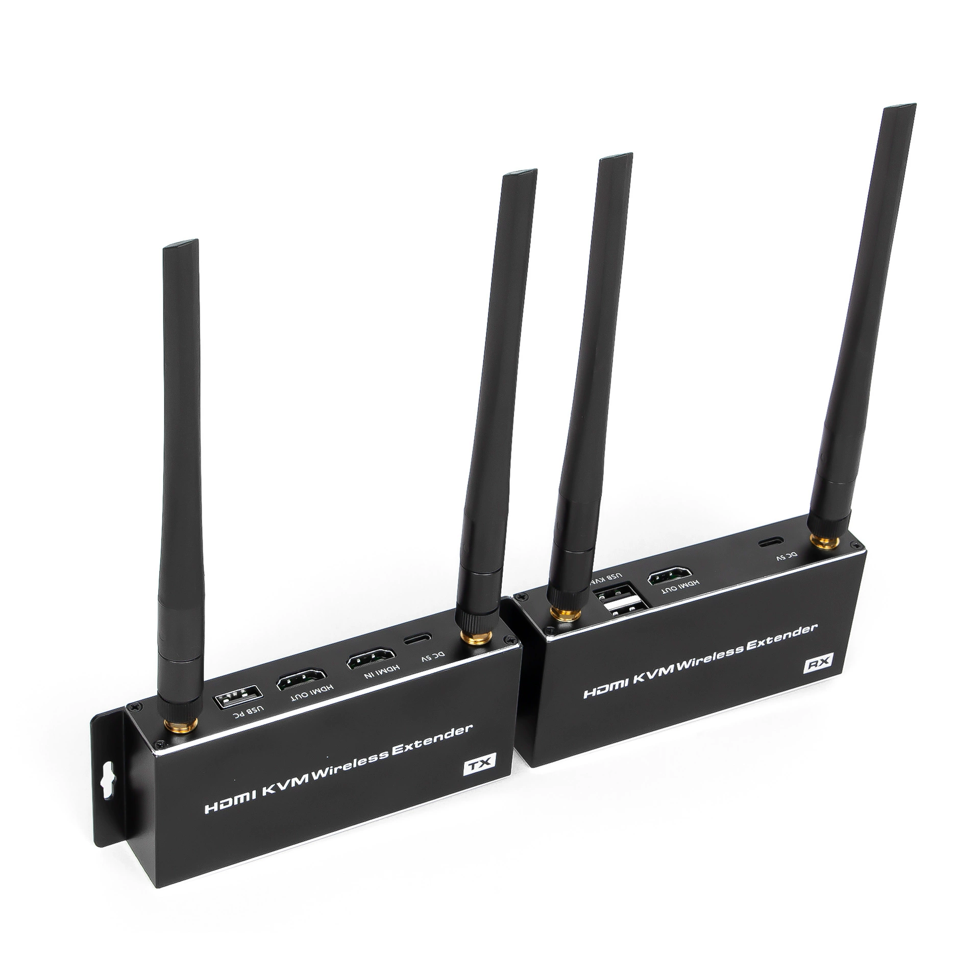 HDMI KVM беспроводной удлинитель 200 м аудио и видео 4K проникновение экран deck клавиатура мышь синхронизация