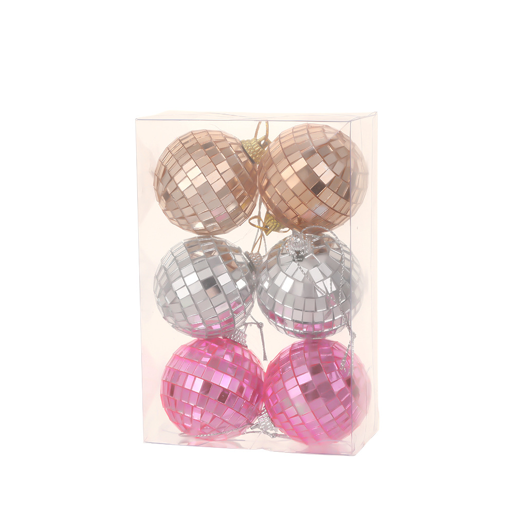 Árbol de Navidad discoteca colgante fiesta bar atmósfera espejo bola ventana fotografía escenario decoración props