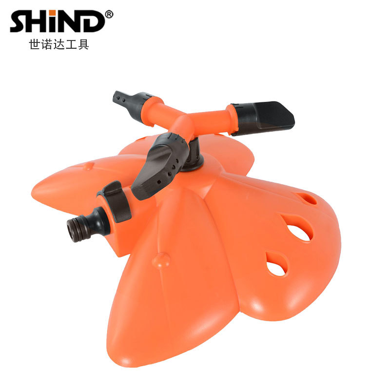 世诺达厂家供应360度自动旋转喷头苗圃三叉洒水器浇花器灌溉洒水