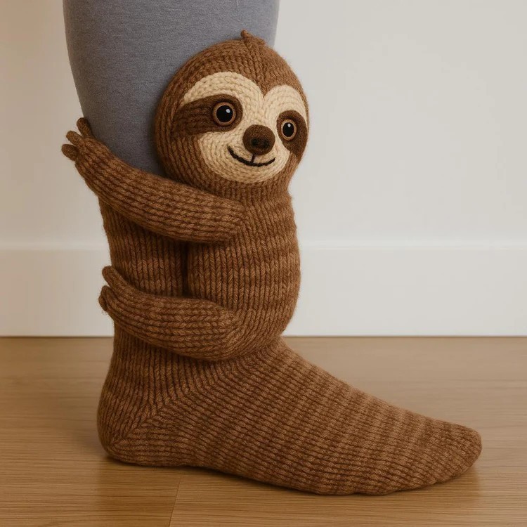 跨境新品动物袜圣诞针织地板袜保暖袜Knit Crocodile Socks|undefined