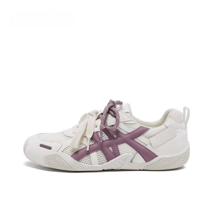 Zapatos de entrenamiento alemán transpirables de malla plana para mujeres 2026 nuevos zapatos de verano de correa de color universal estudiantes de moda de zapatos deportivos casuales