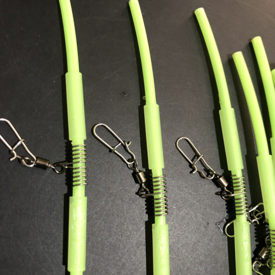 Luminous Zhongtong Balance White Fruit Hairtail Sea Fishing Plastic Tube Single Knife Boat Fishing Line Set Signal Amplifier Accessories