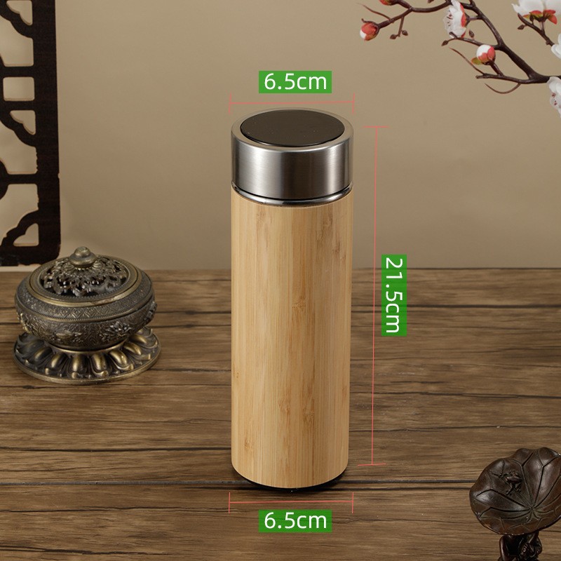 Chinoiserie Elegant Solid Color Stainless Steel Thermos Cup display picture 1