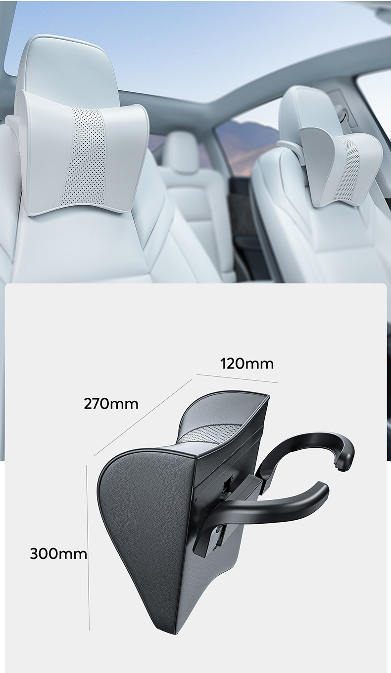 Car headrest mechanical adjustment neck protection ModelY3 headrest suitable for tesla tesla car seat back cushion_voghion.com