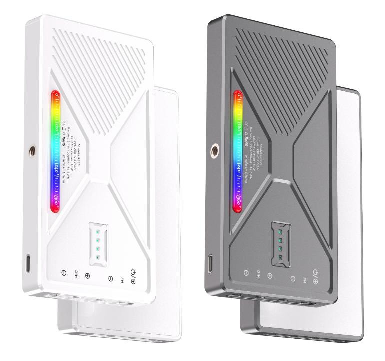 Control de APP Cámara RGB Luz de bolsillo Video en vivo Fotografía profesional Luz de iluminación Cámara a todo color Luz de relleno de teléfono móvil