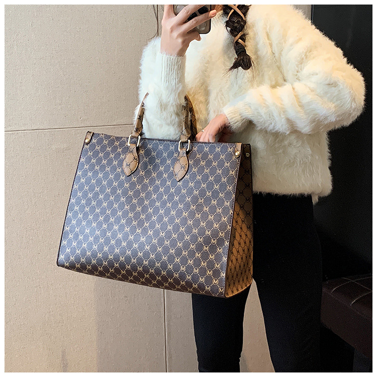 Bolso de hombro para mujer bolso retro de gran capacidad tendencia_voghion.com