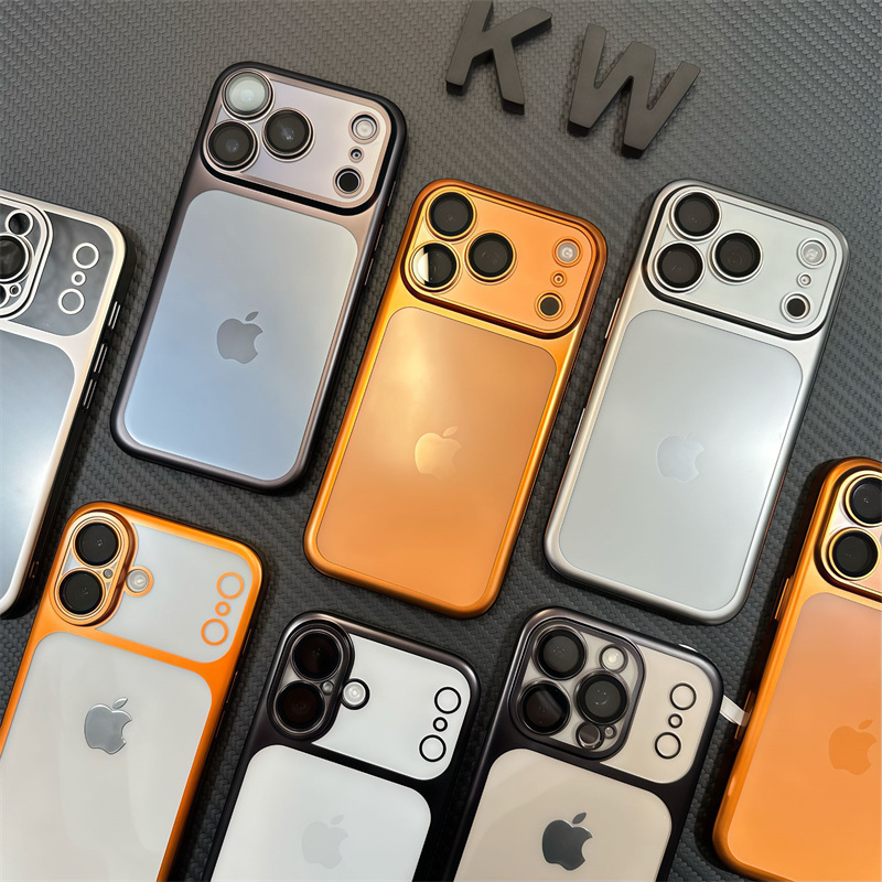 iPhone 17 / 16 / 15 üçün şəffaf telefon qoruyucu örtük
