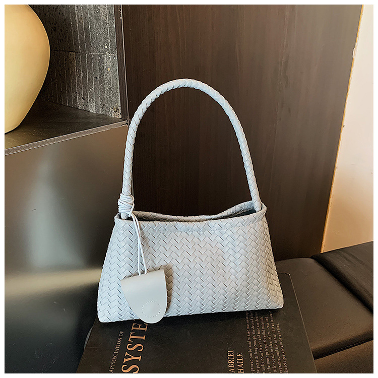 Gewebte Schultertasche Für Damen, Hochwertige Handtasche Mit Muster_voghion.com