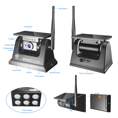 Vehicle camera Magnetic Reversing High-Definition