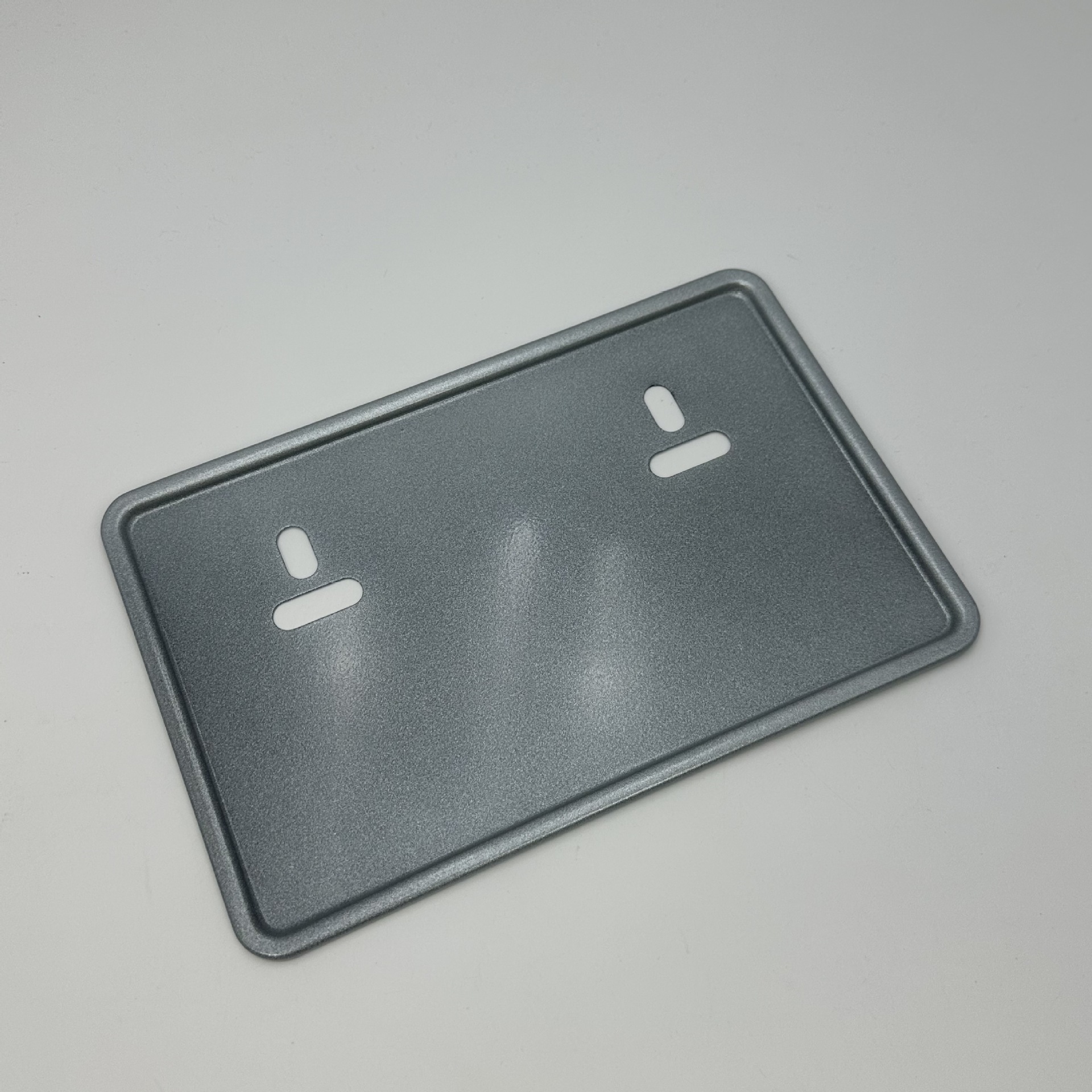 Southeast Asia Cross-Border Cambodian Motorcycle License Plate Frame, Silver-Gray Metal License Plate Protection Frame, Thickened and Wear-Resistant
