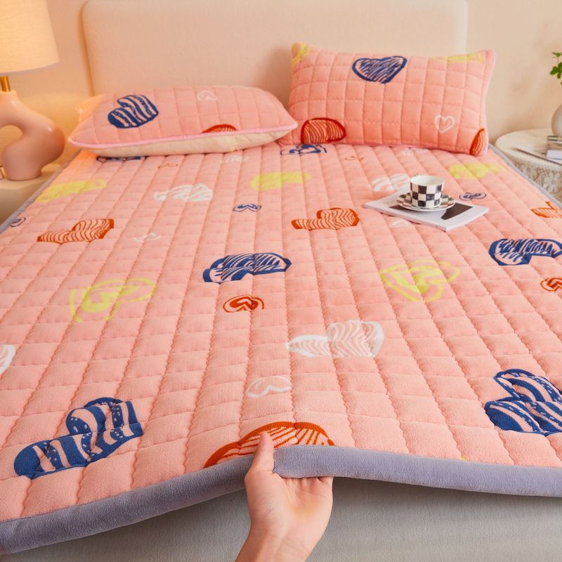 90x190cm colchón de velchilla de leche dormitorio para estudiantes una sola estera caliente gruesa colchón colchón colchón set de tres piezas