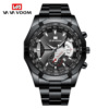 Fashionable quartz watch, sports steel belt, calendar, 2021 collection