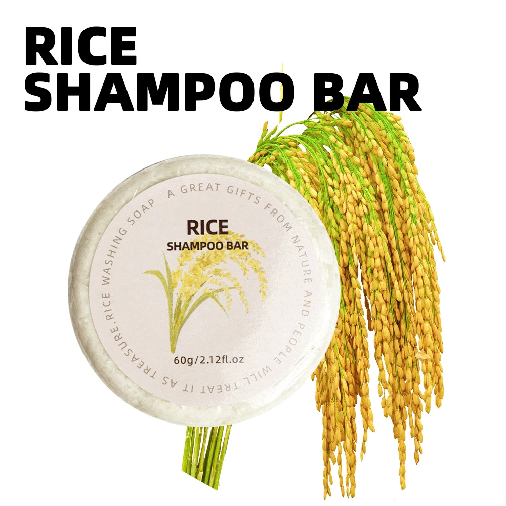 RICES HAMPOO BAR Трансграничная внешняя торговля Мыло шампунь для риса Твердые шампуни Пирог для мытья волос