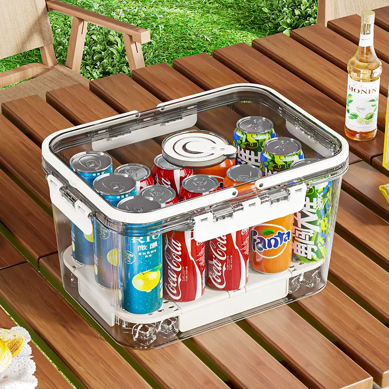 水果便当盒便携外出户外露营春游野餐移动小冰箱带收纳手提保鲜盒