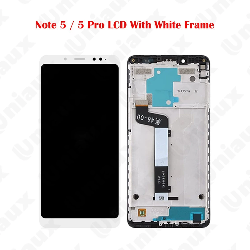 Подходит для экрана Redmi Note5 / 5 Pro, внутренний и внешний корпус рамки дисплея LCD