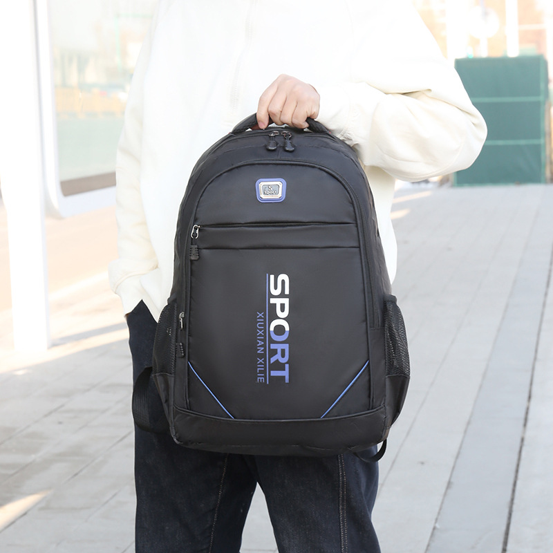 Men's high-end backpack, business computer bag, outdoor hiking bag, schoolbag, large-capacity USB computer bag undefined