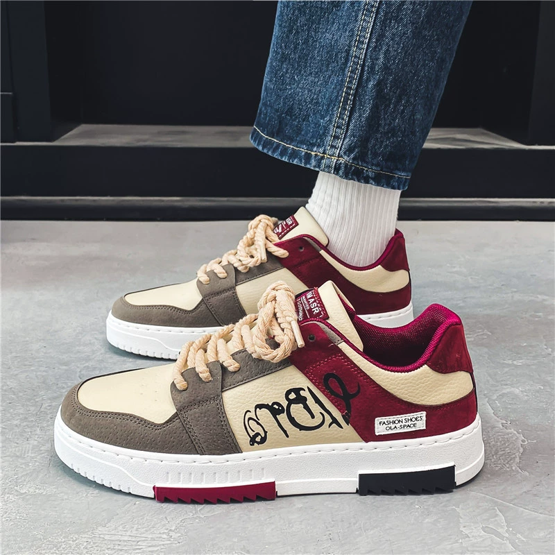 Кроссовки (Trend footwear), низкопрофильные повседневные туфли, размеры 39–44, красный/синий/бежевый