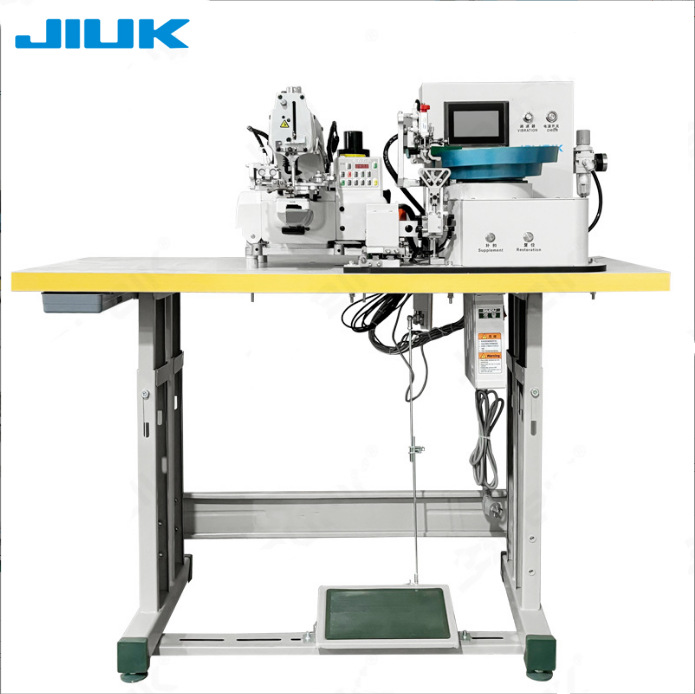 Venta al por mayor máquina de botón de accionamiento directo de computadora 1377 A = + máquina de botón multifunción máquina de coser industrial