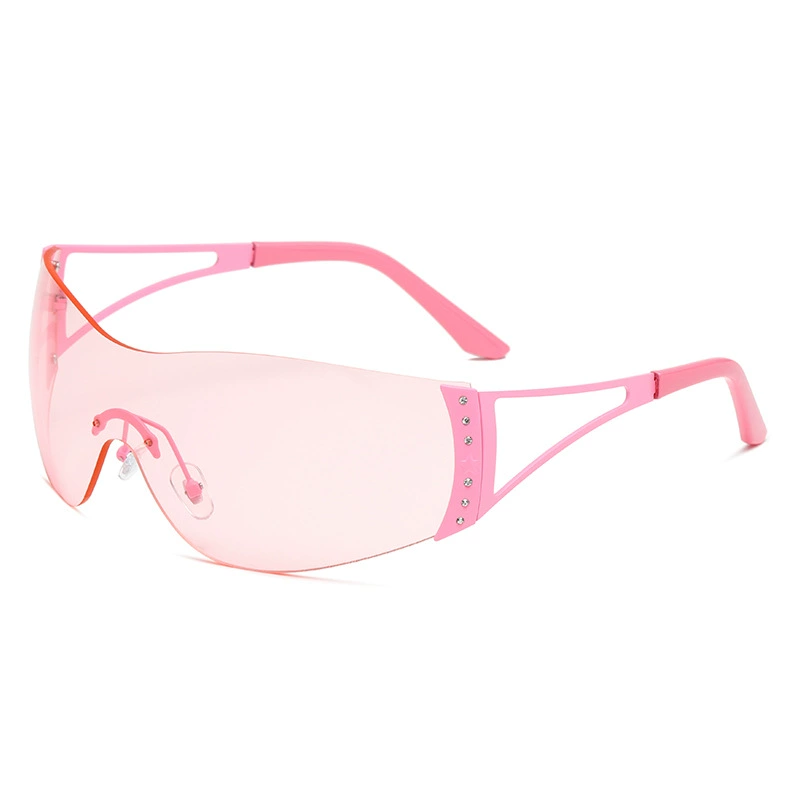 Солнцезащитные очки XinheGlasses, металл без оправы, европейский стиль, поляризованные UV400, несколько цветов