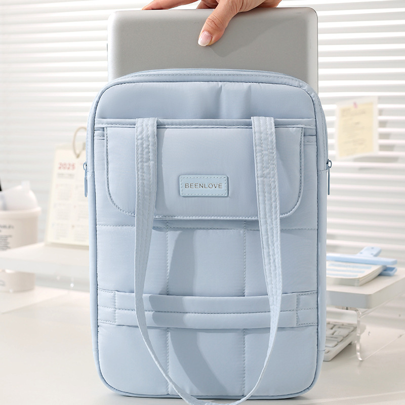 New Shoulder Bag for Commuting, iPad Protective Bag, Handbag, 13-14inch Computer Bag, Stylish Laptop Storage Bag