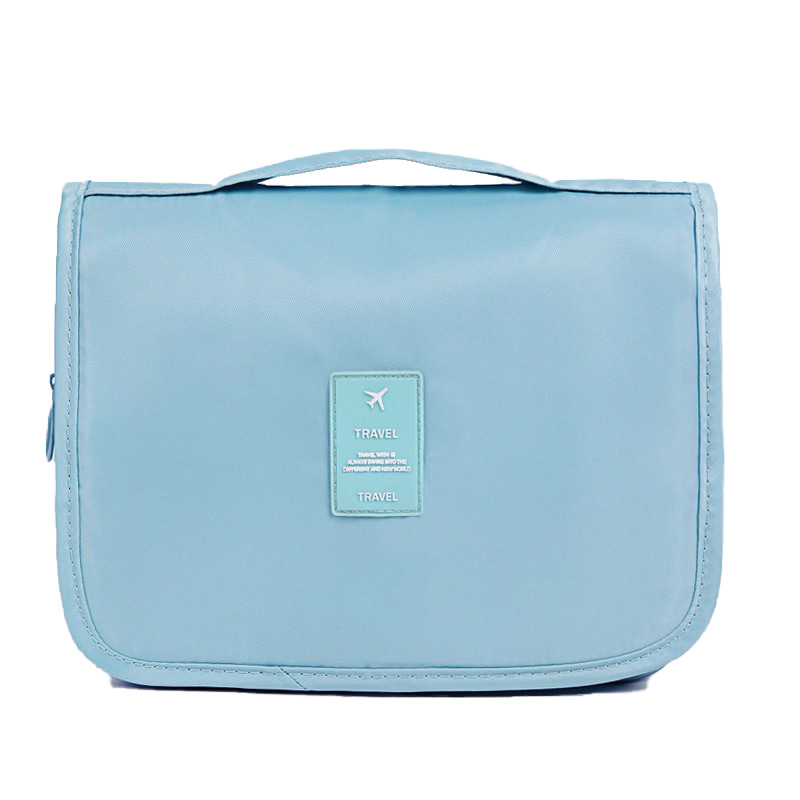 Bolsa de lavado con gancho de separación seca y húmeda, bolsa de almacenamiento de viaje portátil, bolsa de lavado de tela Oxford de gran capacidad portátil, transfronteriza