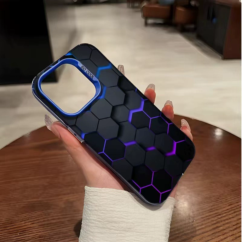 Новые соты куба подходят для iPhone 16, simple 15 plus матовый iPhone 17, трендовый 13, продвинутый 14, анти-падение