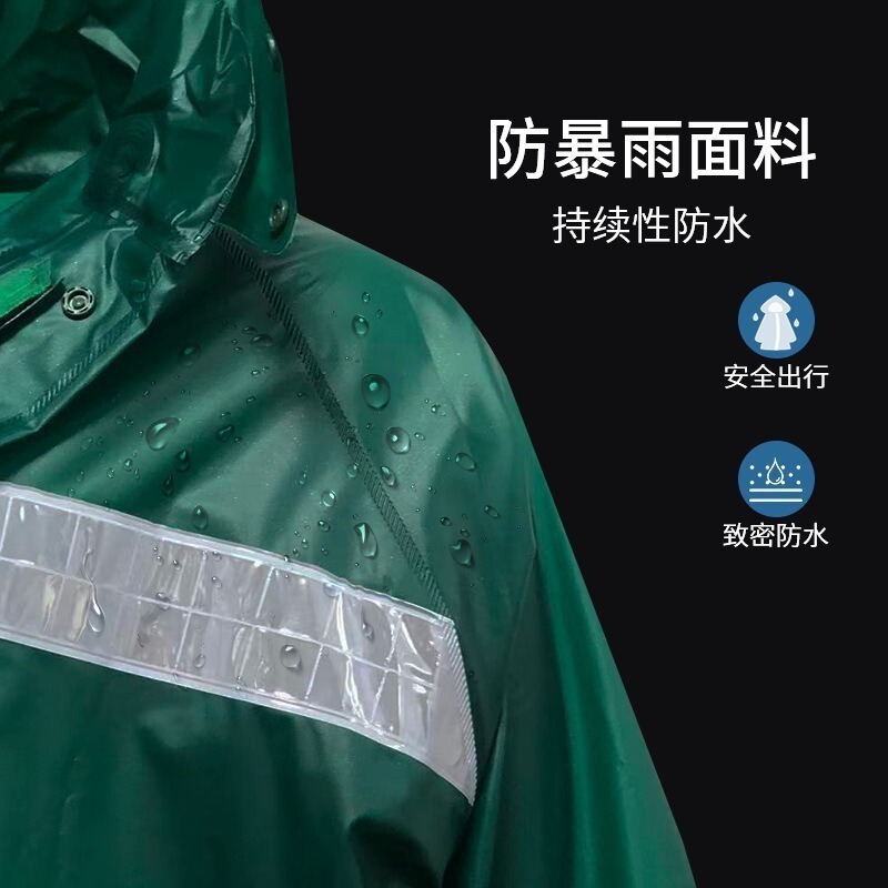 Factory Ready-Made Leak-Proof Raincoat and Rain Pants Set for Farmers, Delivery Riders, and Riders, Thickened for Heavy Rain