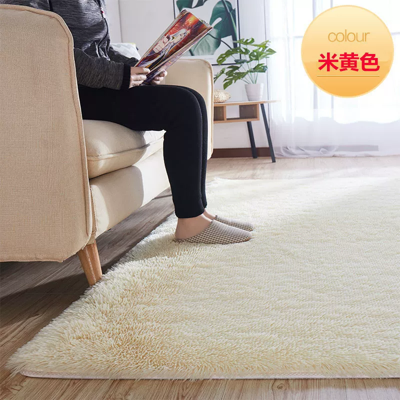 Thick plush carpet, bedroom, living room, bay window, live broadcast room, photo taking, large area full of girly style soft floor mats