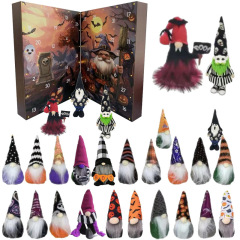 跨境2025Halloween Gnome Countdown Calendar倒计时盲盒万圣节