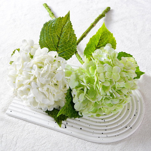 3D Simulation Flower Large Hydrangea Realistic Feel Moisturizing Royal Hydrangea Hotel Artificial Floral Decoration Wedding Fake Flowers